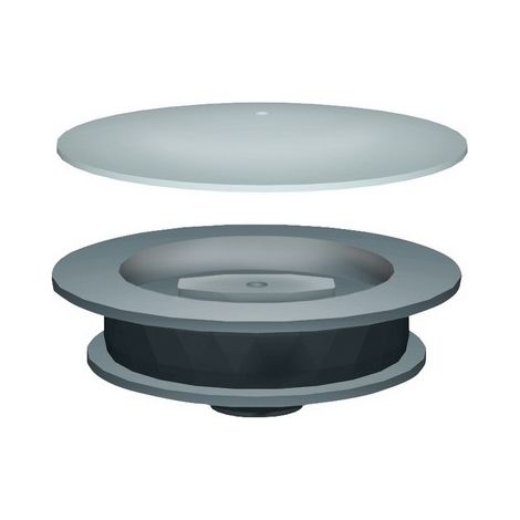 TAPPO PER POZZETTO A PAVIMENTO CON PIATTELLO INOX Diam. 100 NICOL