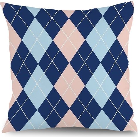 Housse de coussin carreaux décoratifs, décoration maison élégante,40×40cm (1/5)