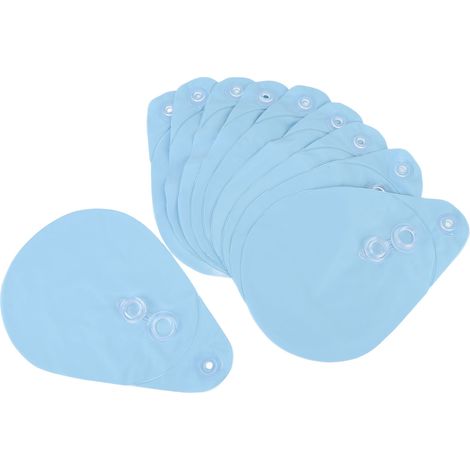 10 sacs d'eau lestés PVC pour bâche d'hiver piscine hors-sol bleu clair à suspendre (1/5)