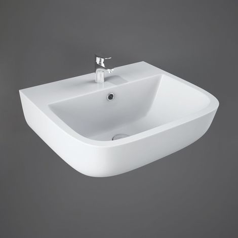 RAK Series 600 Cloakroom Basin 400mm Wide - 1 Tap Hole (1/2)