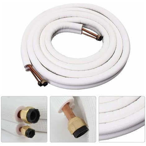 Tuyaux de climatisation, tubes isolés enroulés en cuivre, tuyaux en aluminium (1/5)