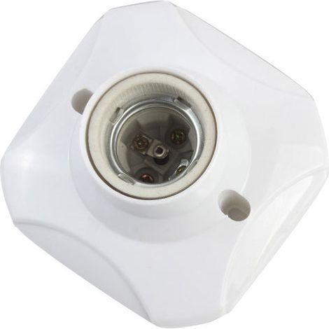 Cinq douilles à vis E27 étanches haute puissance pour lampes LED à économie d'énergie de plafond - (Couleur : Carré)