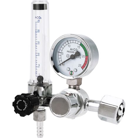 Détendeur manodétendeur argon 0-25MPa avec débitmètre pour soudage MIG TIG filetage G5/8 (1/5)