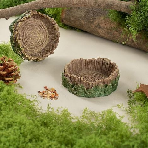 Reptile Food and Water Bowl for Terrarium Reptile Bowl (1/3)