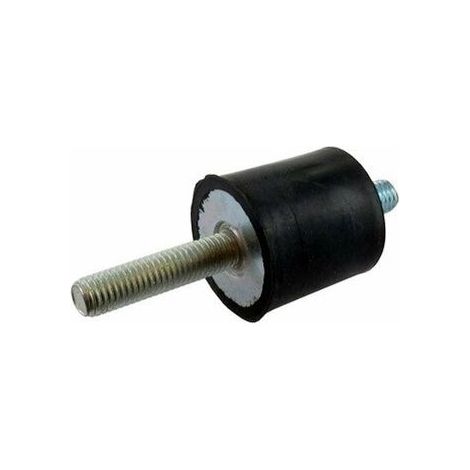 Universal Silent Block (Außengewinde/Außengewinde) - ø: 30 mm - Länge: 30 mm, Gewinde: M8 - Gewindelänge: 14/32 mm.