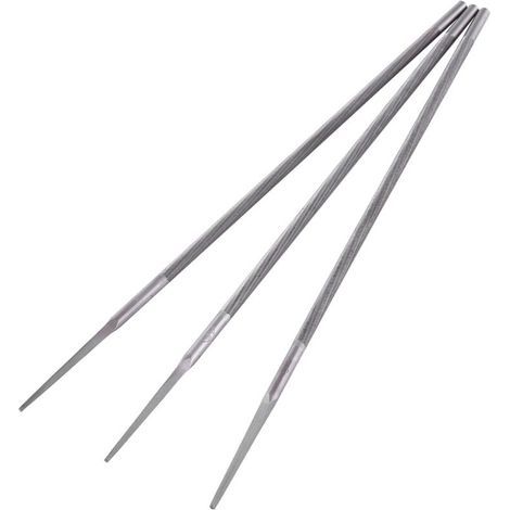 Affûteur pour chaîne de tronçonneuse – Lot de 3 pièces en acier trempé, diamètre 4 mm, réglage précis du palier rond (1/5)