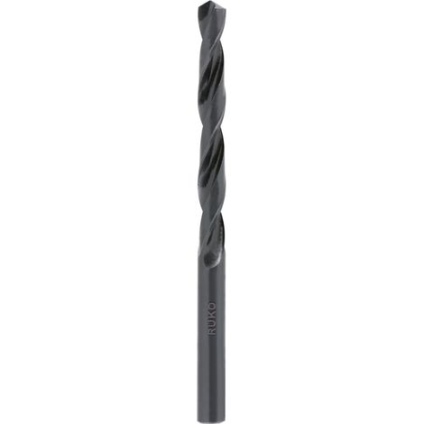 RUKO Spiralbohrer DIN 338 Typ N HSS rollgewalzt Ø 12,4 x 151 x 101 mm 5 Stk