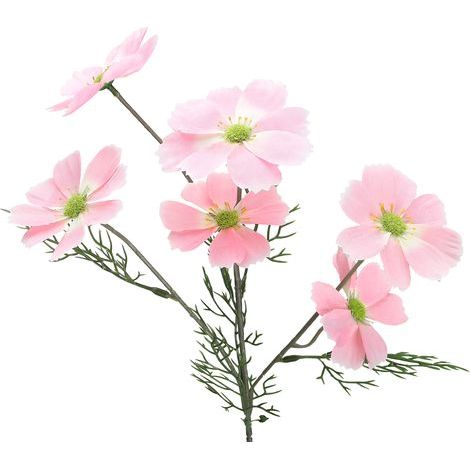 Fleurs Artificielles Marguerite en Soie, Fausses Fleurs Sauvages avec Tiges Faux Arbustes de Verdure Arrangements de Plantes pour Décor de Vase de Jardin à la Maison (X) (1/5)
