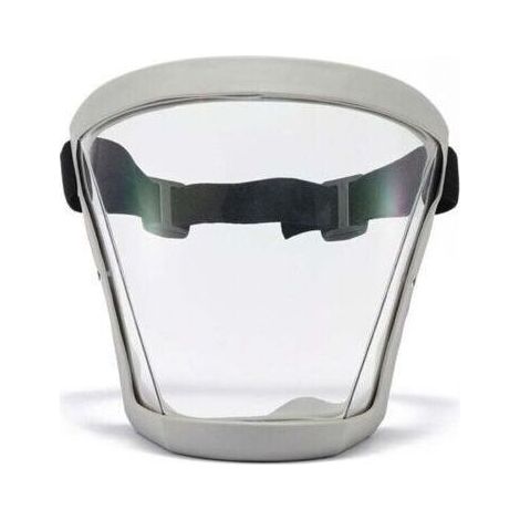 Ecran facial de protection, écran facial complet antibuée, écran facial complet de protection, écran facial bionique transparent HD, écran facial de sécurité, sangles réglables, résistant à la poussiè (1/4)