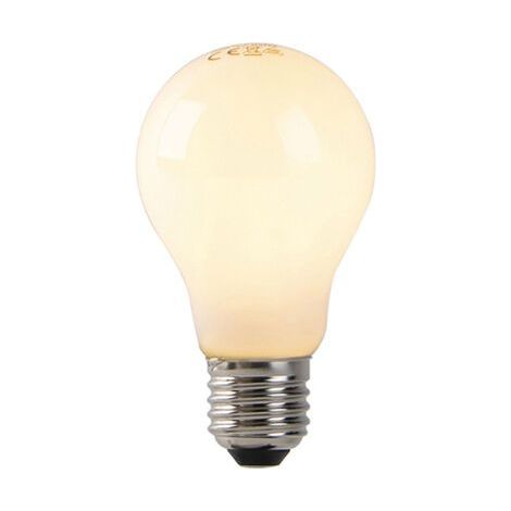 LUEDD Lot de 5 Ampoule LED à filament flamme E27 verre opale 3W 250lm 2200K (1/4)
