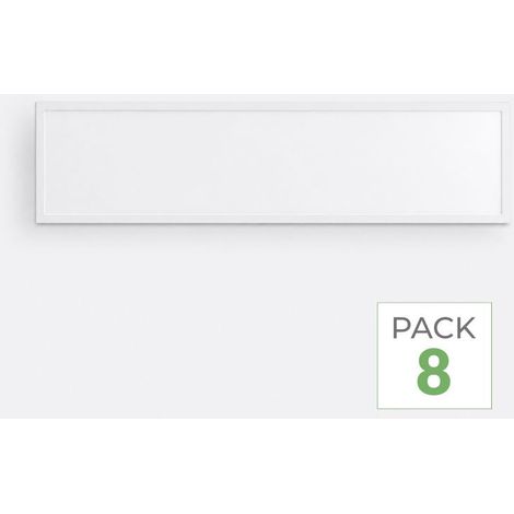 Pack de 8 - Panneau LED Backlit CCT 120x30 36W 105lm/W - 3000K/4000K/6000K - SILUMEN (1/3)