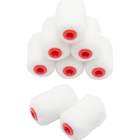 ProDec Advance 8 confezioni di rulli per micropittura Ice Fusion a pelo medio da 2 pollici per una finitura ultra liscia con pitture a emulsione e satinate su pareti interne, soffitti, legno, metallo (1/5)