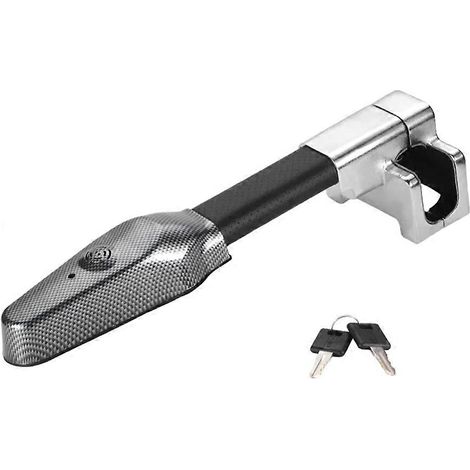 Antivol de volant universel pour voiture, alarme antivol rétractable, protection antivol en T (1/5)