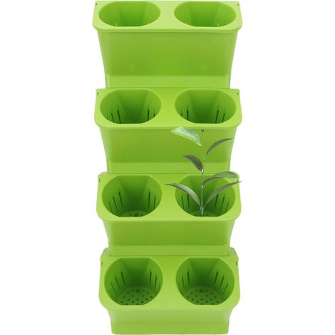 Garten Pflanzgefäß wandmontierte Blumentöpfe vertikales (1/5)