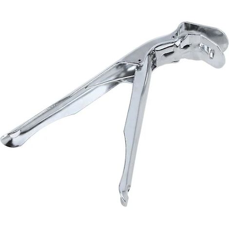 Filiyano-Pince à griller en acier inoxydable pour barbecue à charbon, fumoir, cuisson au gril, argentée, 20 cm (1/5)
