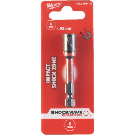 MILWAUKEE KOŃCÓWKA Z NASADKĄ  6mm (65mm)