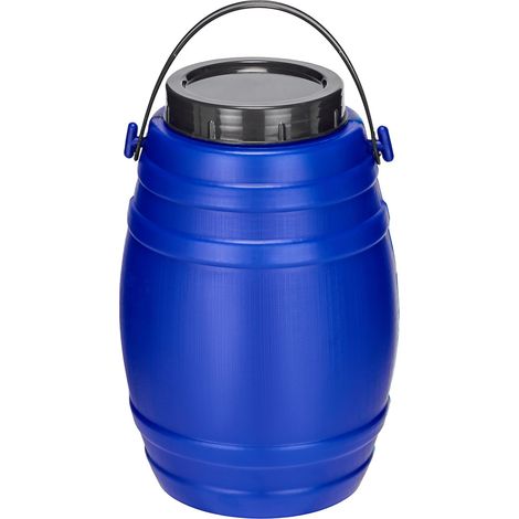 Garronda Bidon Eau 4 litres BPA-Free Petit Fût pour Transport et Stockage Sécurisé GD-0086, Bleu