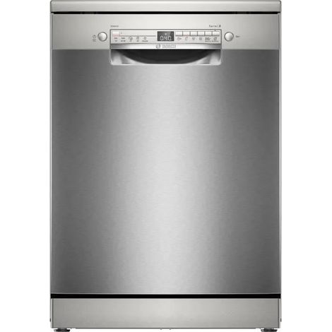 60 cm geschirrspüler, 14 maßgedecke, 46 db, gebürsteter stahl - Bosch - SMS2HVI02E