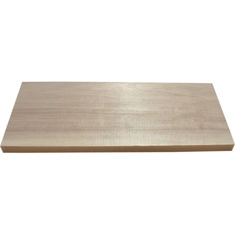 Quincadeco – Planche peuplier massif 40 x 19 cm – Bois raboté et poncé – Charge max 15 kg – Fabrication française (1/2)