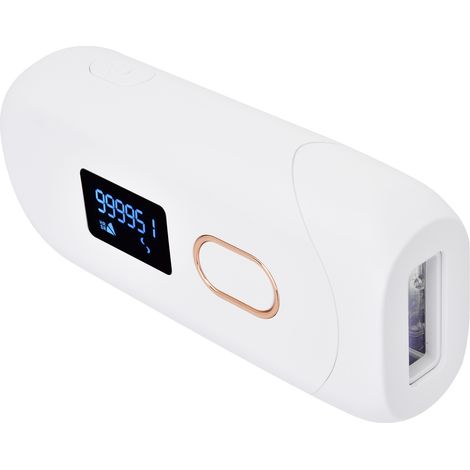 Épilateur à lumière pulsée (IPL) portable, 5 vitesses, épilation intégrale à 360°, 2 modes, pour usage domestique, blanc, prise européenne 100-240 V (1/5)