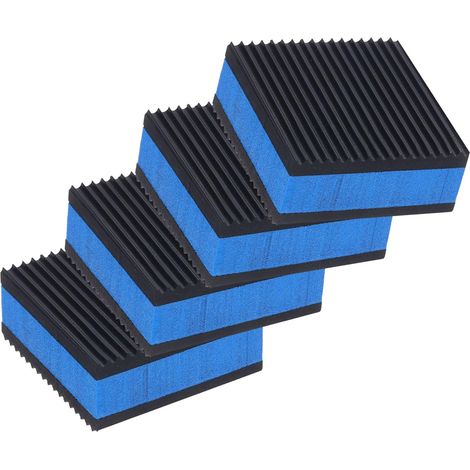 Caoutchouc Anti Vibration Tampons, 4 Paquet 2 x 2Pouce Lourd EVA Centre Isolation Tapis Air Compresseur Caoutchouc Pieds pour Climatisateur HVAC (1/5)