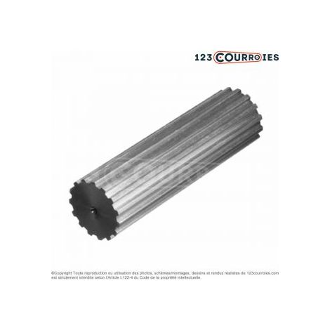 Barreau dentée profil T2,5 BART25-20AL