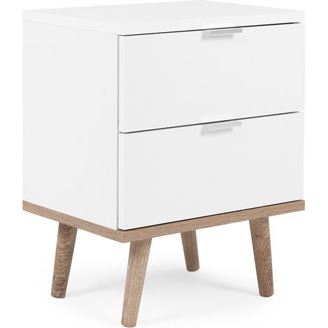 Comodino con 2 Cassetti L40 cm - Copenhague