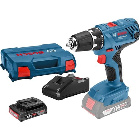 Perceuse-visseuse sans fil GSR 18V-21 Bosch / 1x 2,0 Ah batterie + chargeur en L-Case