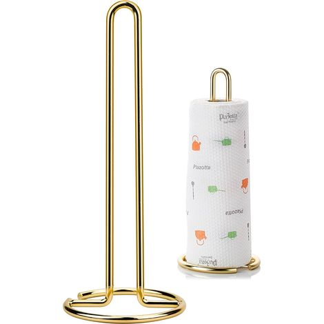 Porte-Rouleau de Cuisine en Acier Inoxydable - pour Cuisine et Salle de Bain (1/5)