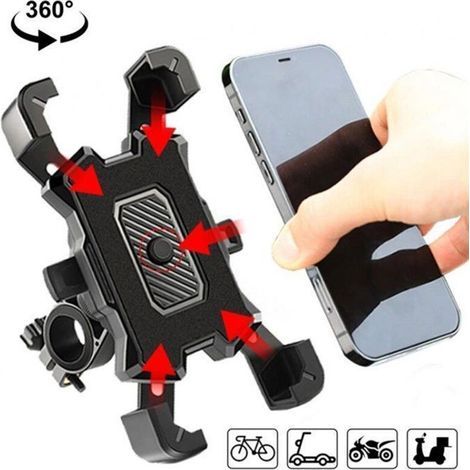 Phone Holder - TIDUCEL - Universal - Shockproof - 360° Rotation - Easy Installation (1/5)