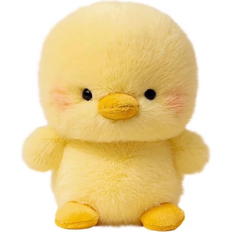 Oreiller Peluche Poussin - Rembourrage Haute Densité - Confort Haptique Doux - Pour Détente, Sommeil et Apaisement - 1 Pièce