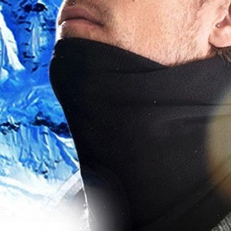 Bonnet de snowboard chaud et coupe-vent, masque intégral épais pour activités de plein air (1/5)