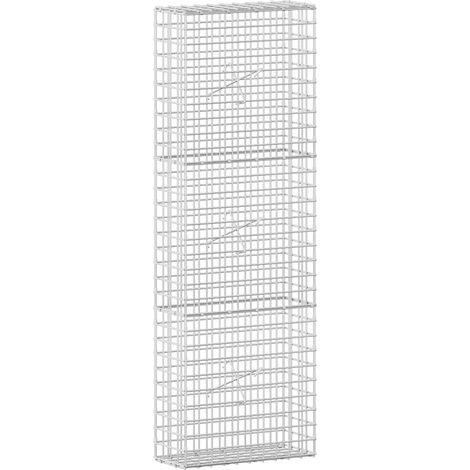 Gabione mit 5 mm Draht und 5x5 cm Maschen 50x20x150 cm vidaXL