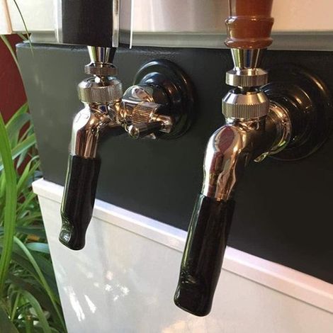 10 Stück Bierhahn-Abdeckungen, schwarzes Design - Zapfhahn-Fettkappen, Gummi-Zapfhahn-Schutzkappen - Hygienische Abdeckung für Heimbrauzubehör. (1/4)