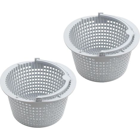 Lot de 2 paniers filtrants pour piscine hors sol Hayward SPX1091C WB736660 avec poignée – Filtre robuste pour piscine hors sol 16,5 x 9,5 x 12 cm (1/5)