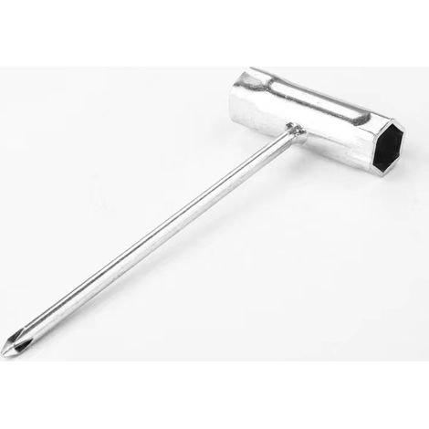 Clé à bougie / Clé en croix pour outils de jardin (tronçonneuses et tondeuses thermiques) (1/2)