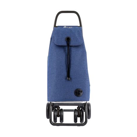 Carro compra plegable imax logic tour 2+2 de 4 ruedas mf color azul imx386 rolser (1/3)