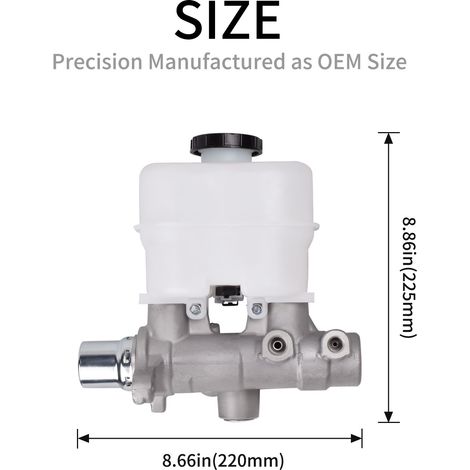AL3Z2140A est compatible avec le maître-cylindre Ford F-150 Raptor 3.7L Raptor avec réservoir d'huile. (1/4)
