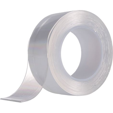 Nastro biadesivo riutilizzabile nano 24 mm x 2 m (500 pezzi) (1/3)