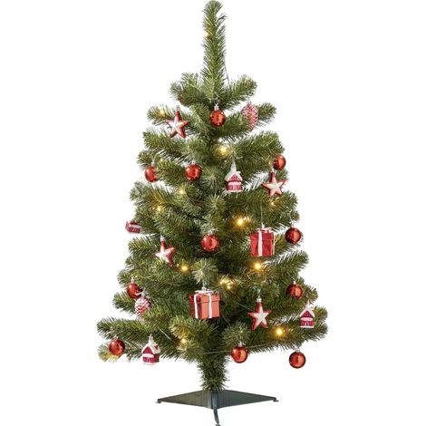 Black Box Trees Weihnachtsbaum Joy beleuchtet 90 cm 30 Lichter warmweiß mit Timer Weihnachtsbaum (1/3)