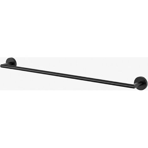Inda - Porta asciugamani Forum nero opaco L.86 cm (1/2)