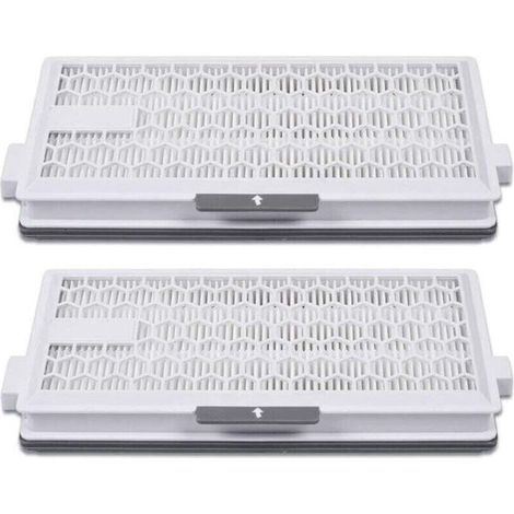 Filtre aspirateur compatible Miele Complete C2/C3 et S8340 – Air Clean Plus 50 (SF-HA 50), lot de 2, haute performance et filtration fine (1/4)