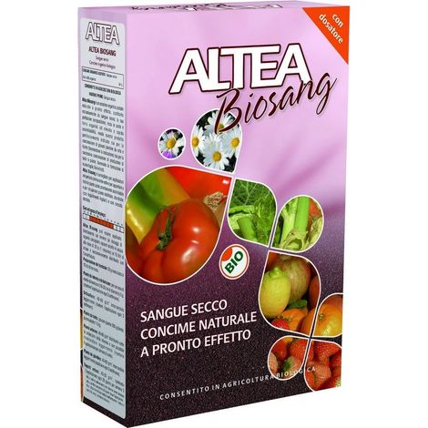 Altea Biosang Dry Blood, engrais naturel riche en azote pour plantes potagères