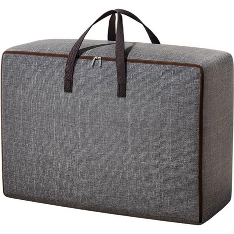 Sac de rangement pliable en tissu Oxford de grande capacité pour vêtements, couettes, literie, serviettes, 60 x 40 x 25 cm (1/5)