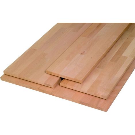 Leimholz Buche Quality 18 mm, 120 x 40 cm