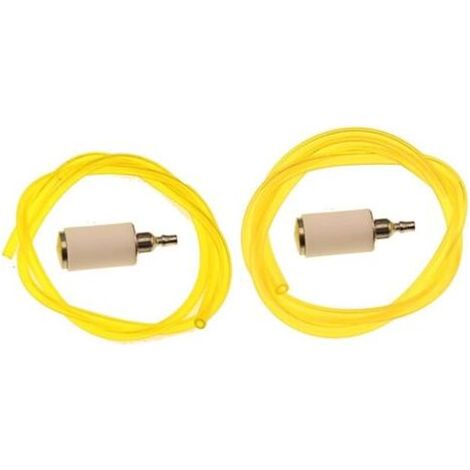 Tuyau de carburant + filtre à carburant pour tronçonneuse Poulan Craftman 530069216 530069247 0,08" x 0,14" 3/32" x 3/16" (1/5)