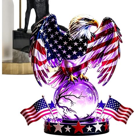 Lampe patriotique pour chambre à coucher Centre de table (1/5)