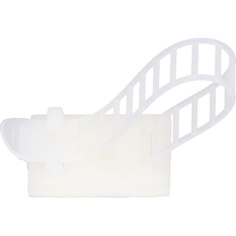 100 Stück selbstklebende Kabelmanagement-Clips, verstellbare Nylon-Kabelbinder, Drahtklemmen, Organizer, starke Fixierung für Büro, Weiß (1/5)