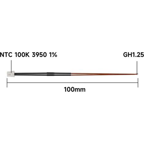 NTC 3950 100K Thermistor For Bambu Lab X1 P1P (1/2)