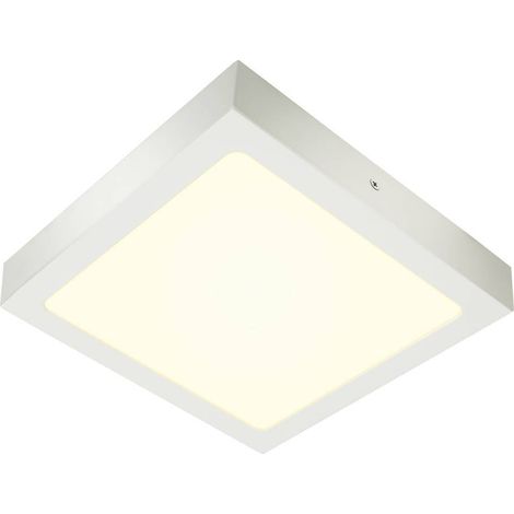Applique et plafonnier intérieur SENSER 24 carré blanc LED 15W 4000K - SLV - 1004705 (1/3)